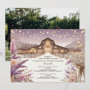 Convite Ensaio Rustic Elegance Wedding