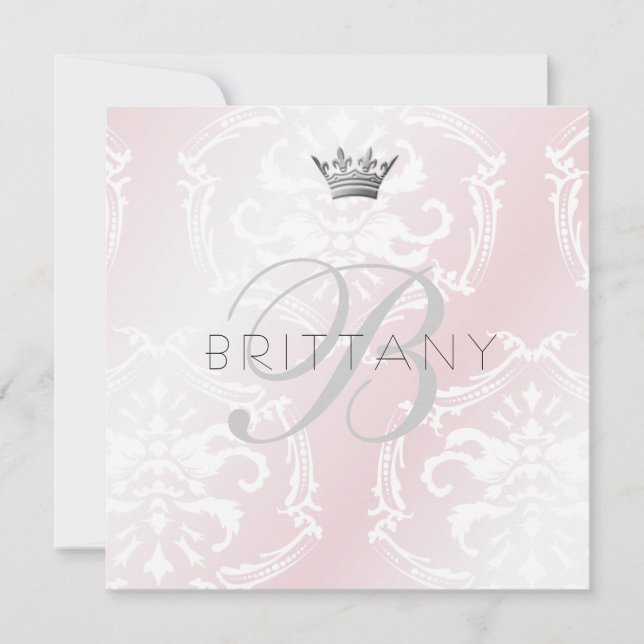 Convite Enticingly o rosa 311 convida (Frente)