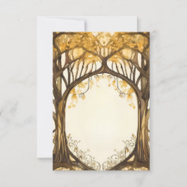 Convite entrada da arca romântica do casamento