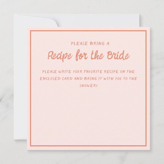 Convite Entrada de Chá de panela de Receita Retroativa de  (Frente)