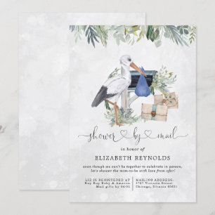 Convite Entrega de Armazenamento   Chá de fraldas Virtual 