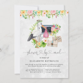 Convite Entrega de Armazenamento | Chá de fraldas Virtual