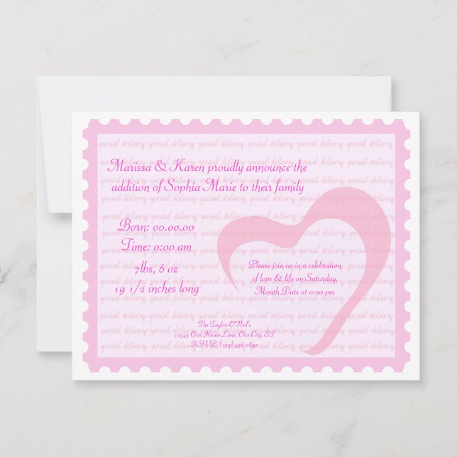 Convite Entrega especial (Frente)