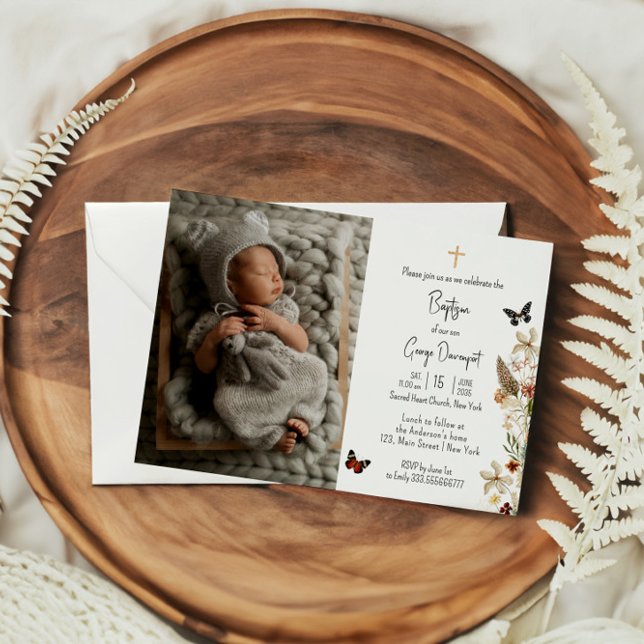 Convite Entrevista personalizada de Widflower Butterfly Ba (Criador carregado)