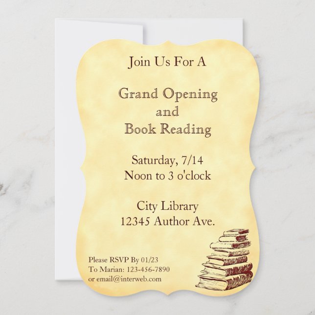 Convite Entrevistas Personalizadas de Arte Vintage do Part (Verso)