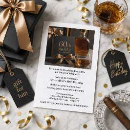 Convite Envelhecido à Perfeição | Aniversário de 60 anos d