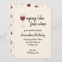 Envelhecimento Como Vinho Baixo Vidro Tinto Aniver