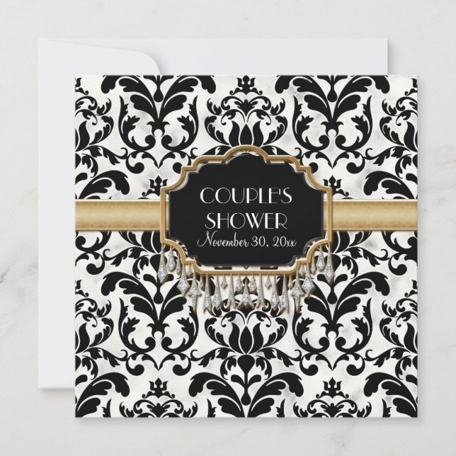 Convite Envelhecimento do Ouro de Damáscaras Encarnecidas  (Frente)