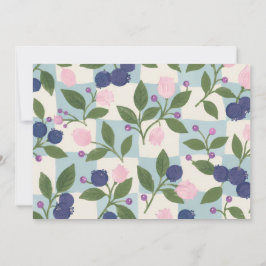 Convite Envelope Floral Jardim de Mirtilo