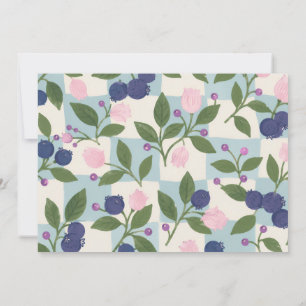 Convite Envelope Floral Jardim de Mirtilo