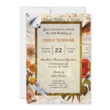 Ephemera Na moda de de estética Festa de aniversár