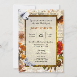 Convite Ephemera Na moda de de estética Festa de aniversár