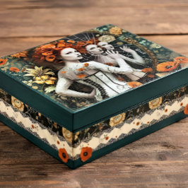 Convite Ephemera Sheet - Dark Gothic Woman