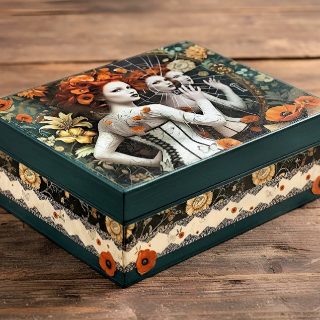 Convite Ephemera Sheet - Dark Gothic Woman (Criador carregado)