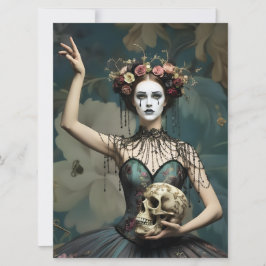 Convite Ephemera Sheet - Vintage Gothic Style