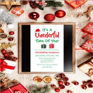 Convite Época Onederful do Natal de 1º Aniversário