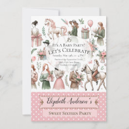 Convite Equestrian Birthday