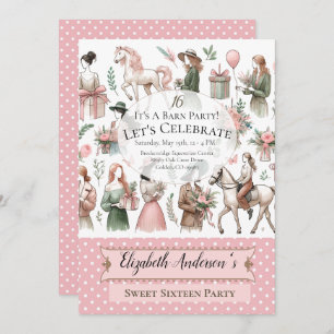 Convite Equestrian Birthday