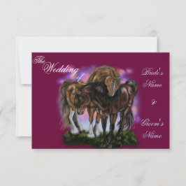 Convite Equine Devotion~convites para cavalos solares