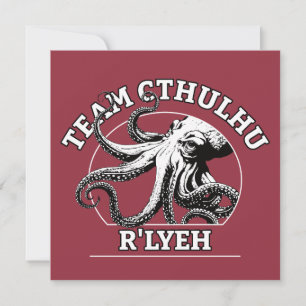 Convite Equipe Cthulhu R'lyeh Lovecraft