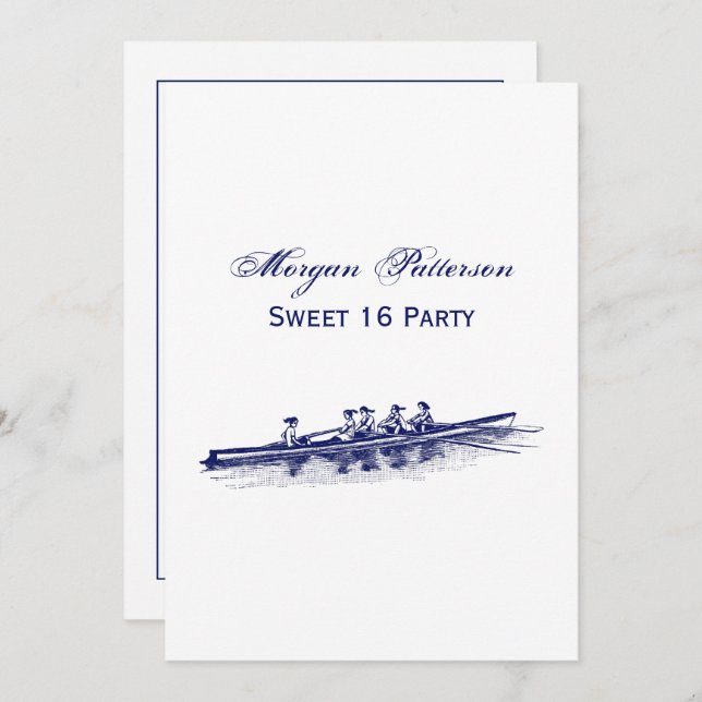 Convite Equipe de Tripulação de Remoção de Mulheres Esport (Frente/Verso)