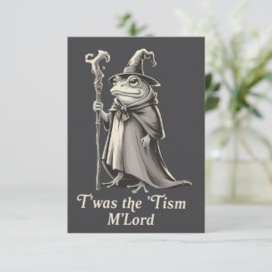 Convite Era o 'Tismo M'lord Funny Frog Wizard Meme