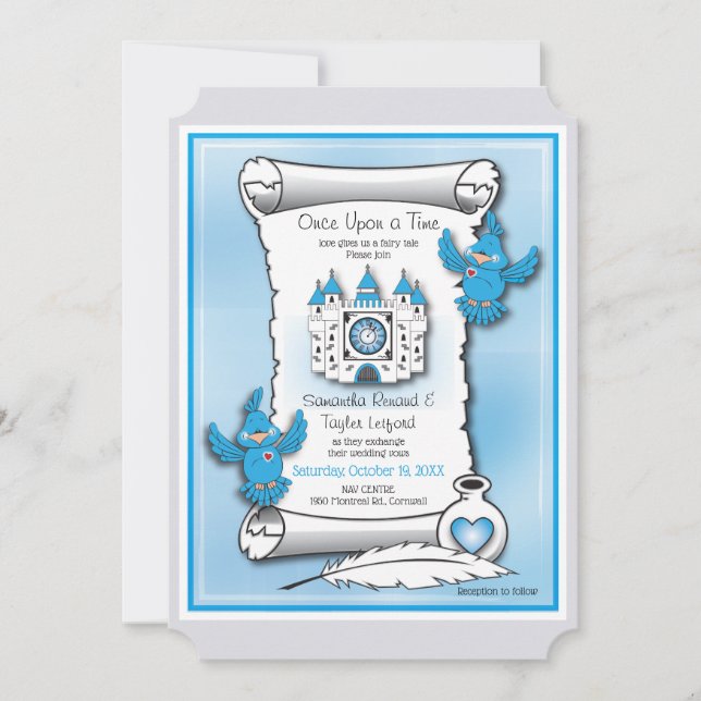 Convite Era uma vez (Frente)