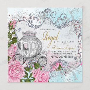 Convite Era Uma Vez Festa de Aniversário da Princesa