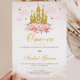 Convite Era Uma Vez Princesa 1º Aniversário