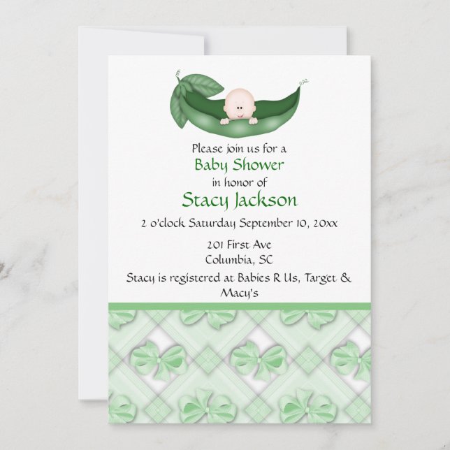 Convite Ervilha no Pod (Frente)