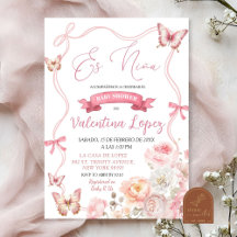 És Nina Laço Rosa Floral Flor Menina Chuvinha de A