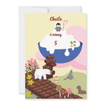 Escadas de Chocolate para o aniversário de Creme