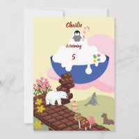 Escadas de Chocolate para o aniversário de Creme