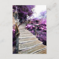 escadas de glicínias