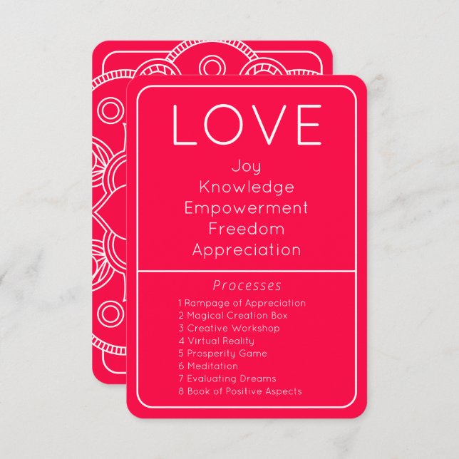 Convite Escala de Orientação Emocional do Amor de Atração (Frente/Verso)