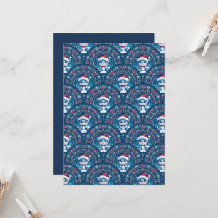 Convite Escala Deco do Urso de Natal de Kawaii