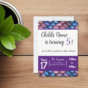 Convite Escamas de Sereia