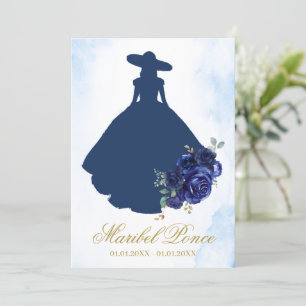 Convite Escaramuza quinceanera em espanhol
