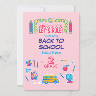 Convite Escola é legal vamos governar Volta às aulas Segun