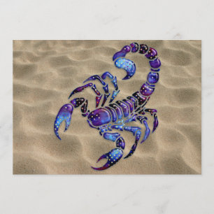 Convite Escorpião Celestial