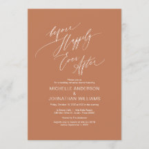 Escrita Moderna, Cobre, Janto de Ensaio de Casamen