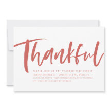 Escrito agradecido orange moderna Ação de Graças