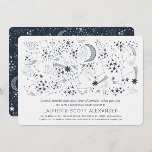 Convite Escrito no Chá de fraldas de Revisão de Gênero das