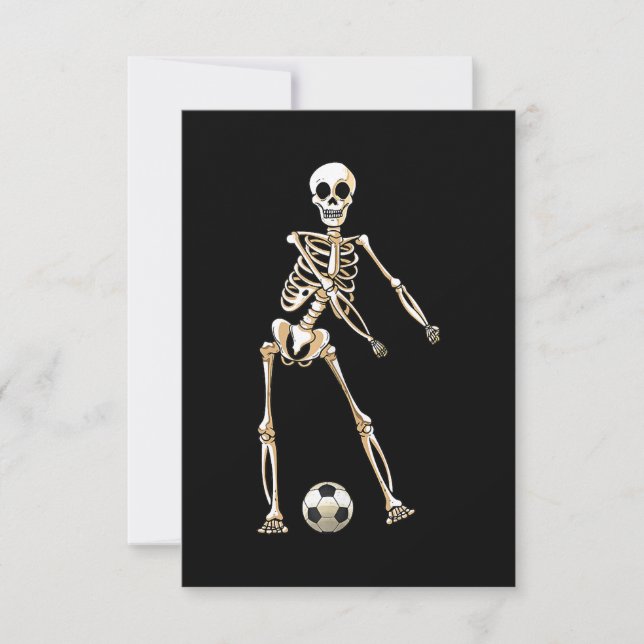 Convite Escudo de futebol de Halloween Flosen dança (Frente)