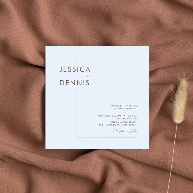 Convite Escuro Elegante Mínimo Moderno - Esquadrão Azul Cl (Criador carregado)