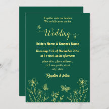 Esmeralda verde-esmeralda-romântica com flor de ou