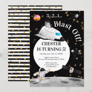 Convite Espacial de Convite Astronauta de Astronau