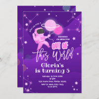 Espaço de Planeta Rosa Fora deste Aniversário do M