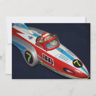 Convite Espaço para Brinquedo Tin/Convite para Entrega de