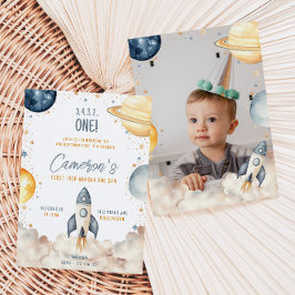 Convite Espaço Primeira Viagem Em Torno Da Festa de aniver